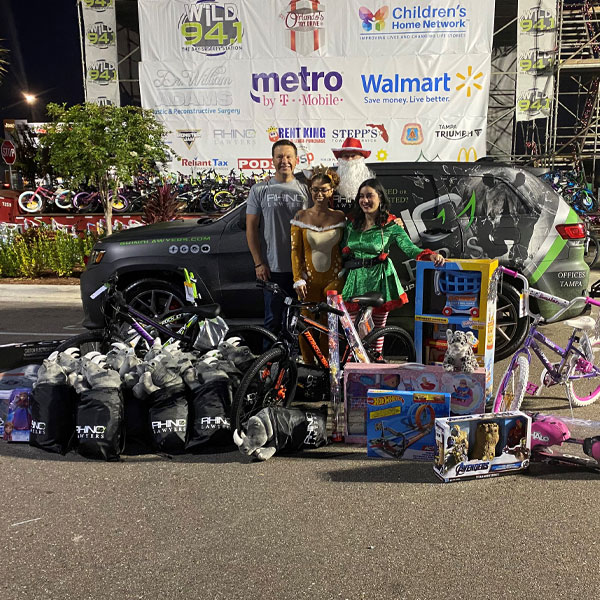 RHINO Team Orlando's Toy Drive