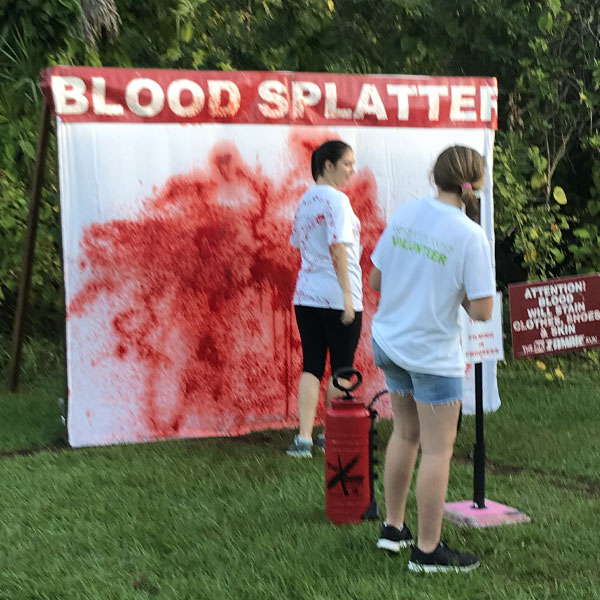 Zona de salpicaduras de sangre