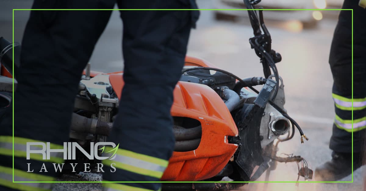 Motorcycle Rider Severely Injured