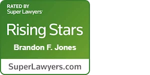 Brandon F. Jones SuperLawyers Rising Stars Badge
