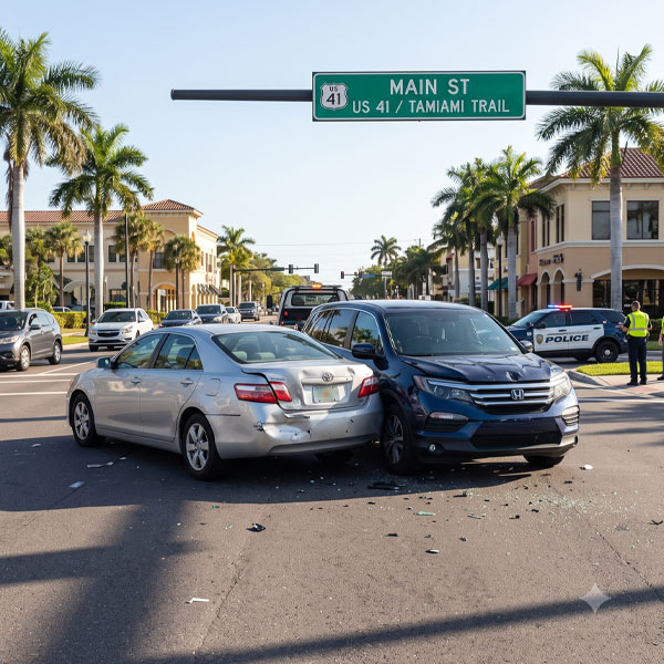 Accidente de coche en Sarasota