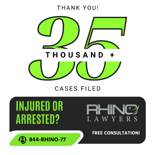 Tampa Bay Law Firm RHINO Lawyers Celebrates Milestone of 35,000 Cases Filed & Counting